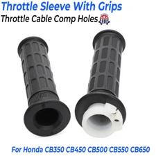 For Honda CB350 CB 450 550 650 GL1000 Handlebar Grip Handle Throttle Sleeve Tube