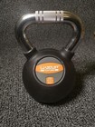 Rubber Kettlebell 20kg  with Chrome Handle home gym AU stock