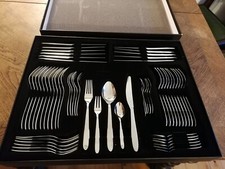 WMF  Cromargan  Modell Toscana Besteckset 60 Tlg. In Besteckbox 12 Personen RAR!