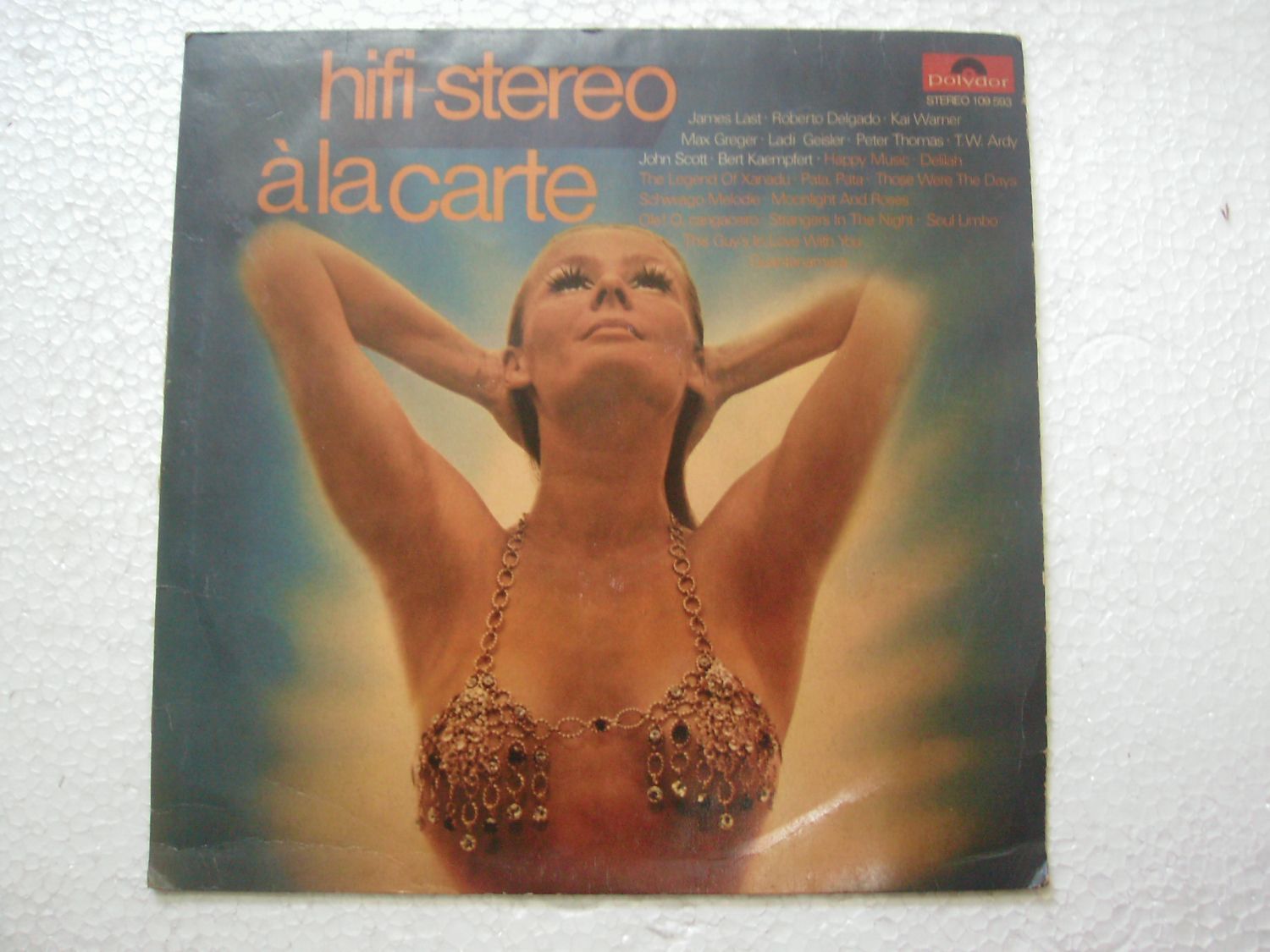 A LA CARTE HIFI STEREO DISCOTHEK   RARE LP RECORD vinyl  INDIA INDIAN VG+