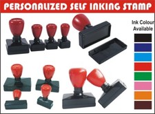 Custom Name Stamp Return Address Business Personalized Self inking Rubber Stamps