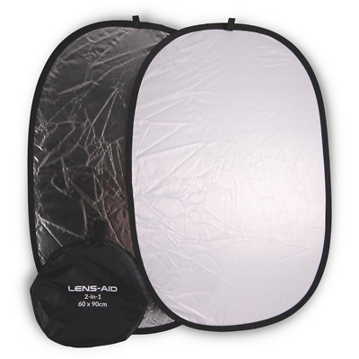 Großer Faltreflektor 60x90 cm Lichtreflektor fürs Fotostudio mit Tasche