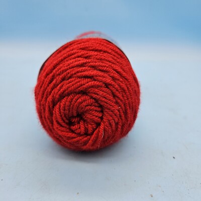 I Love This Yarn Color Red Lot 638983 7 ounces Yarn Knit Crochet