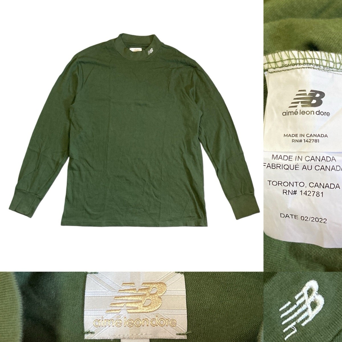 Aimé Leon Dore / New Balance 991 Mockneck SS22 L/S Shirt Men's