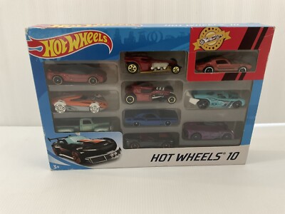2019 Hotwheels 10 pack Die Cast cars BNIB