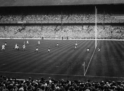Peter Jackson Scores A Try For England And Wales 1959 OLD RUGBY PHOTO