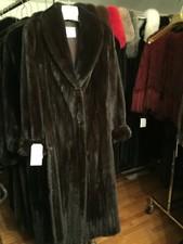 Chicago Fur Mart Size 12 Length"54"brand New Mahogany Female Mink Coat $19000.00