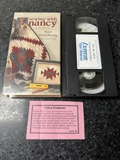 Sewing with Nancy VHS Video - Paper Patch Piecing - Zieman