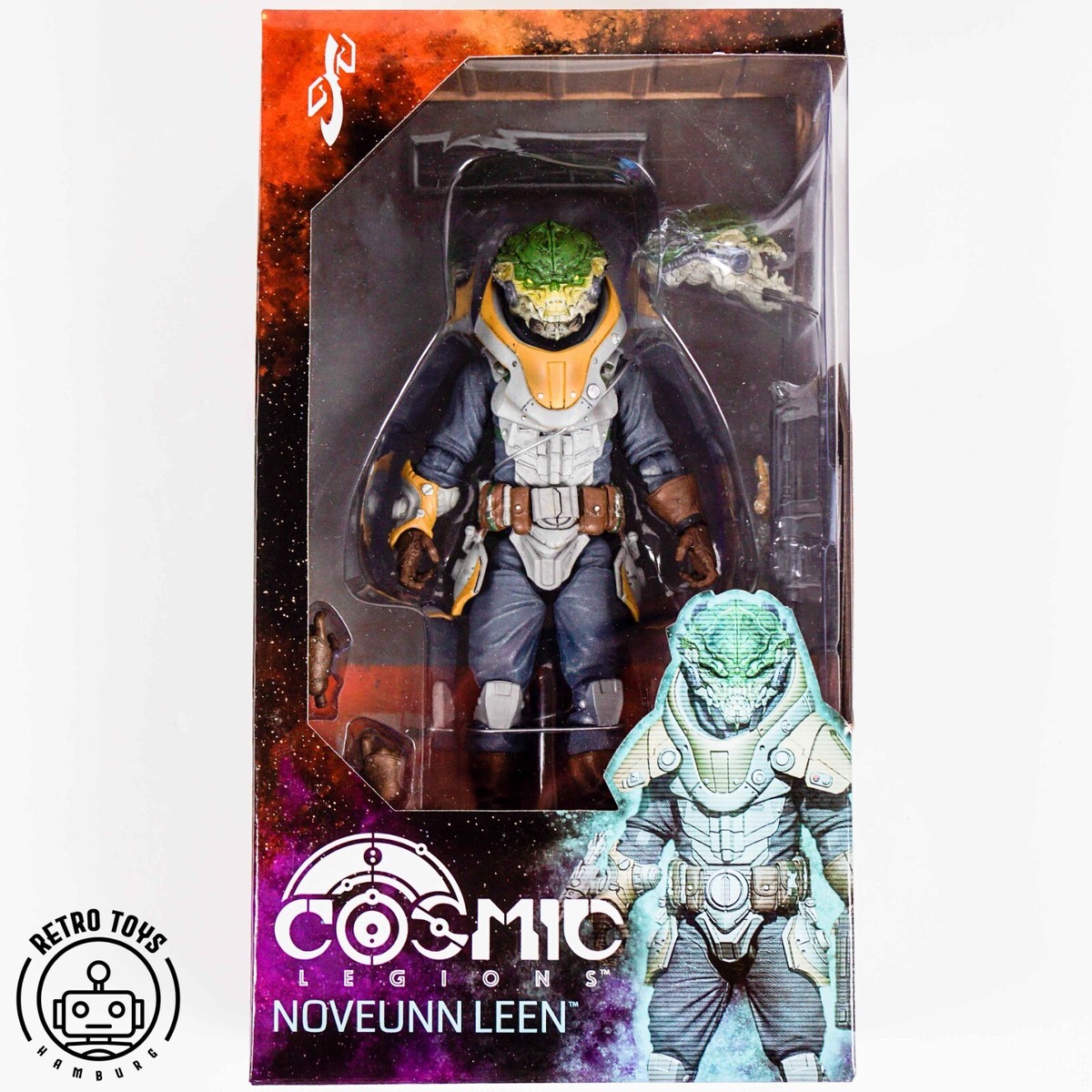 COSMIC LEGIONS NOVEUNN LEEN NEU & OVP Sci-Fi Action Figur