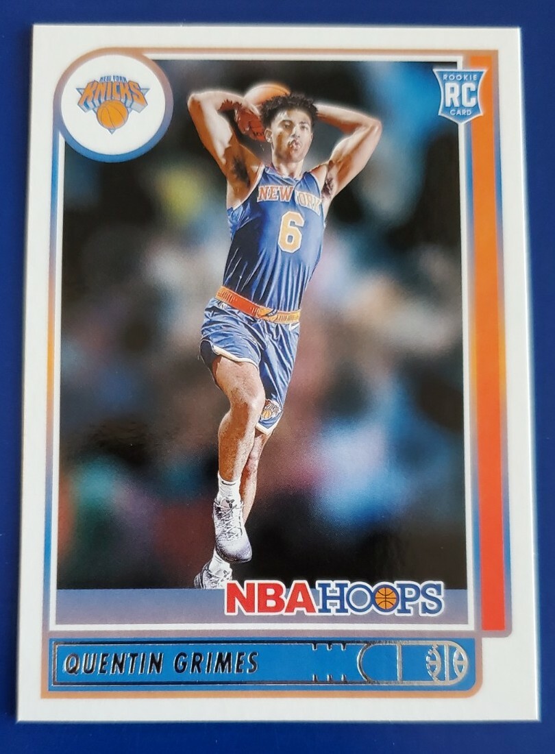 2021-22 Panini Hoops Quentin Grimes New York Knicks #206 RC