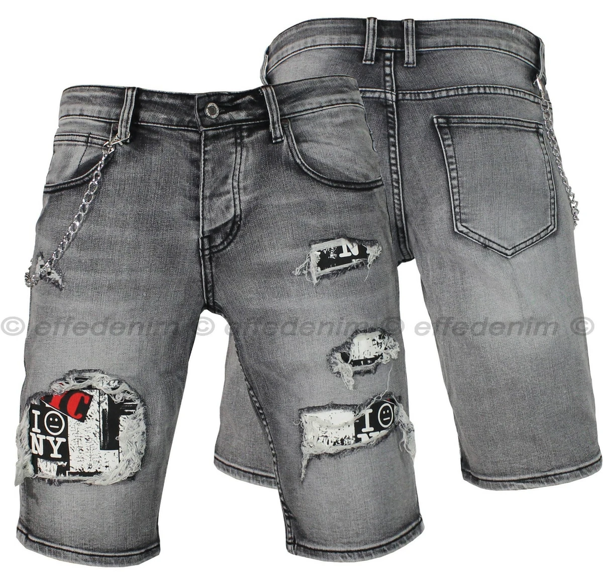 Bermuda strappati hotsell