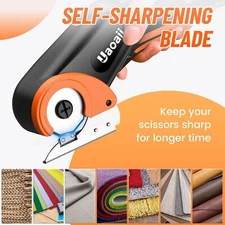 Electric Cardboard Box Rotary Cutter Cordless Scissors for Thin Carpet Leather