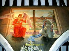 Photo Street Art - Wall painting St. Michael and All Angels Berwick  c2005