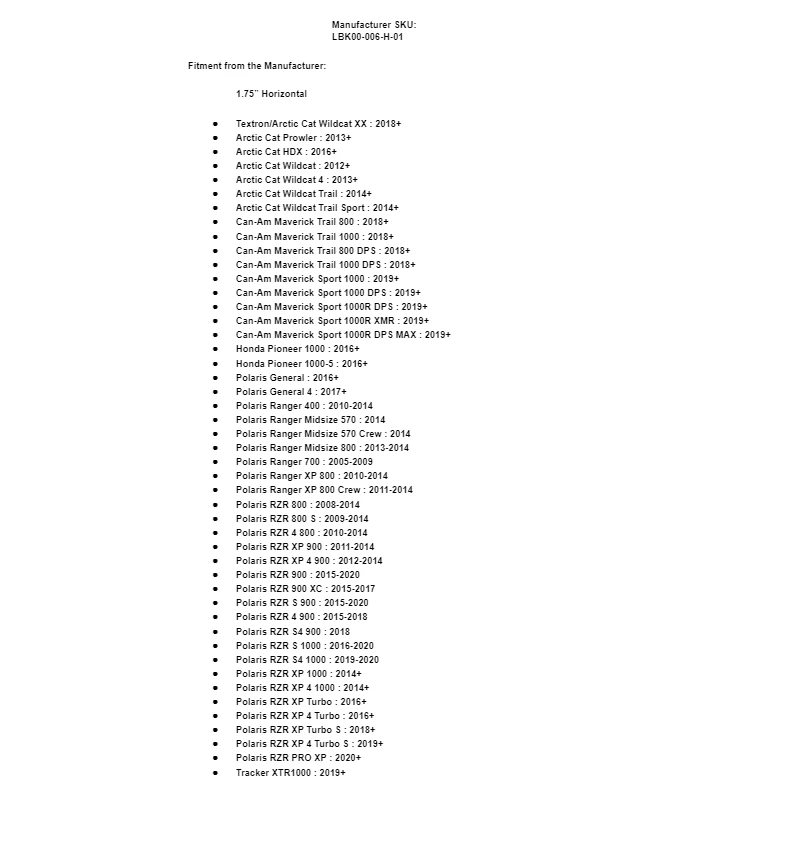 SuperATV Whip Light Mounting Bracket for 1.75" UTV Horizontal Roll Cage - Pair - Imagem 4 de 4