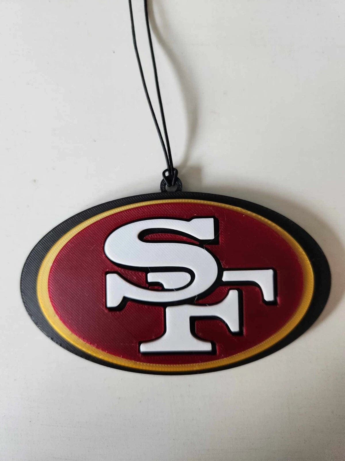San Francisco 49ers Car Rearview Mirror Ornament, 49ers Ornament