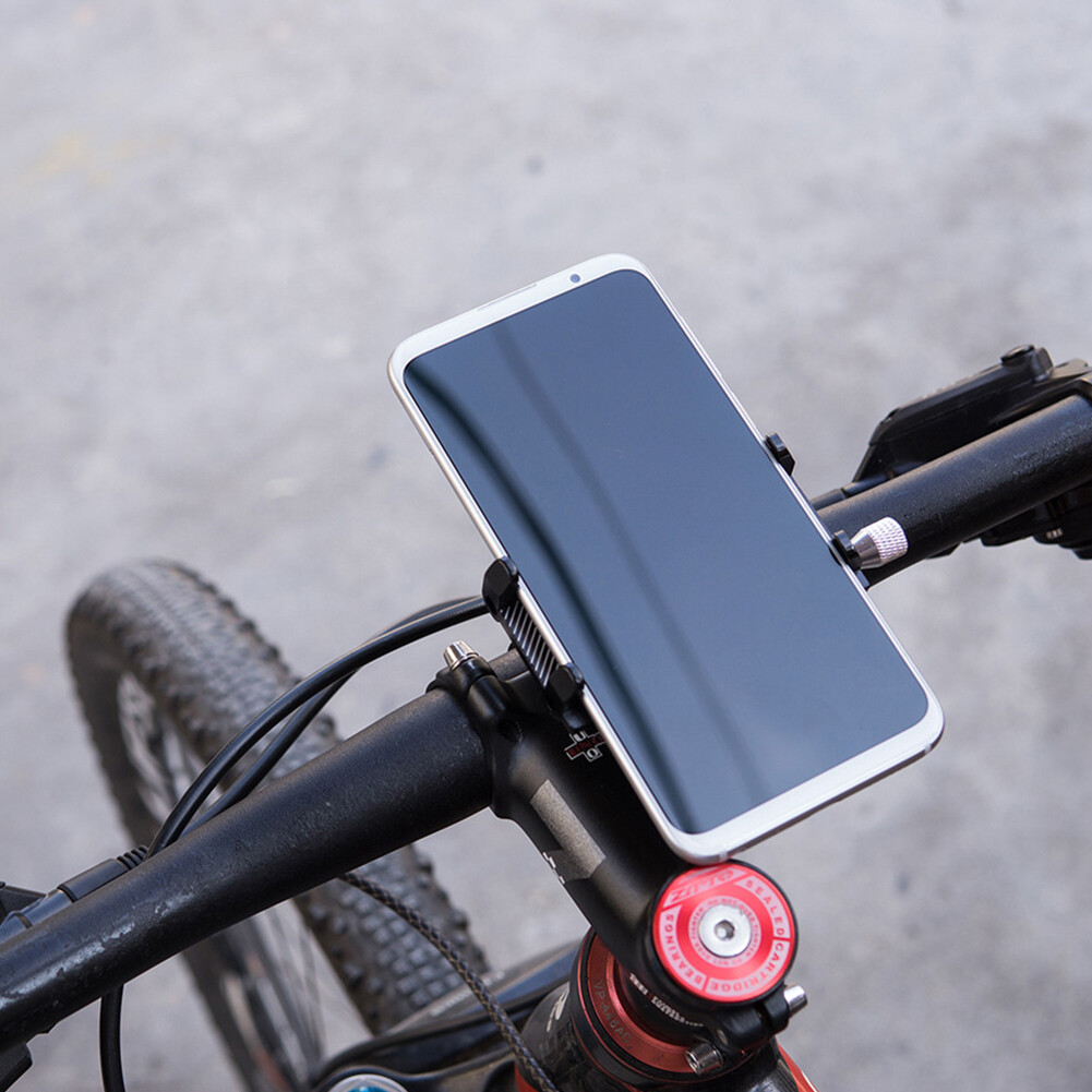 OUO Q88 Bicycle Motorcycle Phone Holder Aluminum Alloy Bike Cell Phone