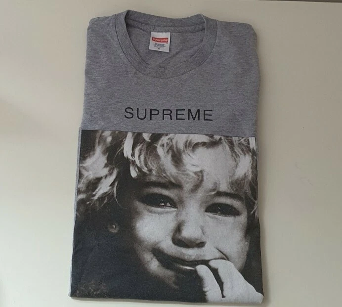 FW15 Supreme Crybaby Heather Grau T Shirt Größe M T shirt Sehr Selten
