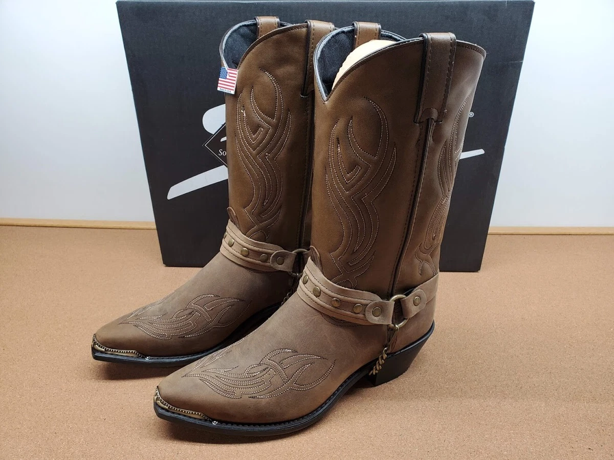 NEW Men s Abilene Sage Air Ride Brown Boots 3012 Western Sz 9 11 11.5 13 EE D