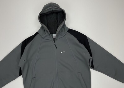 VINTAGE 2000s RARE NIKE NINJA TRACK JACKET Y2K ZIP HOODIE MENS