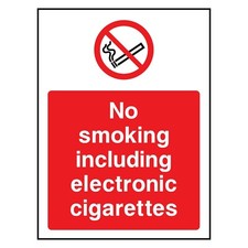 Insegna o adesivo per sigarette elettroniche non fumare compresa | SMOK0065