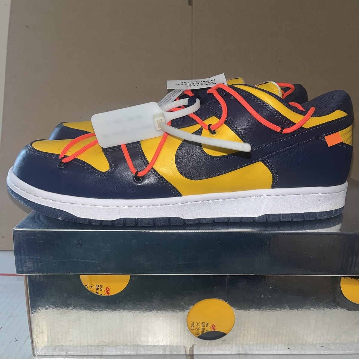 Size 14 - Nike Dunk Low x OFF-WHITE University Gold 2019 Size 14 - Nike Dunk Low x OFF-WHITE University Gold 2019