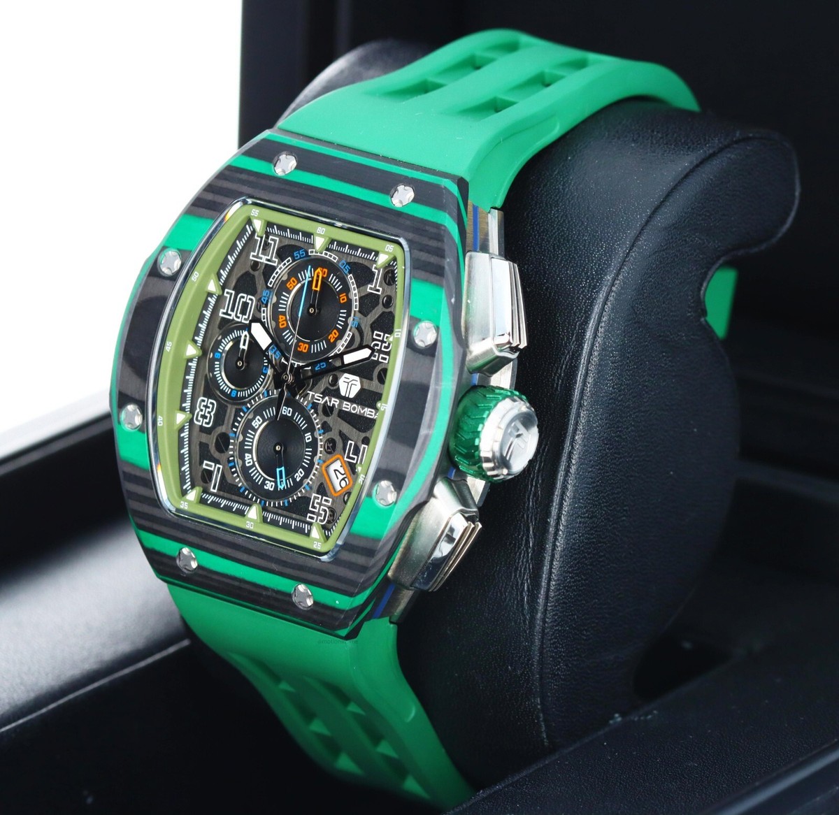 Tsar Bomba Quartz Chronograph Skeleton 