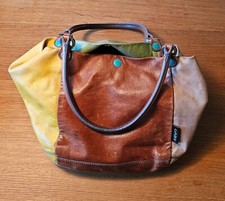 extravagante Handtasche Leder von GABS, gut mit Gebrauchsspuren
