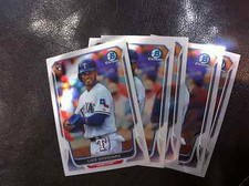 2014 Bowman Chrome #11 Luis Sardinas 5 count Rookie Card lot Texas Rangers