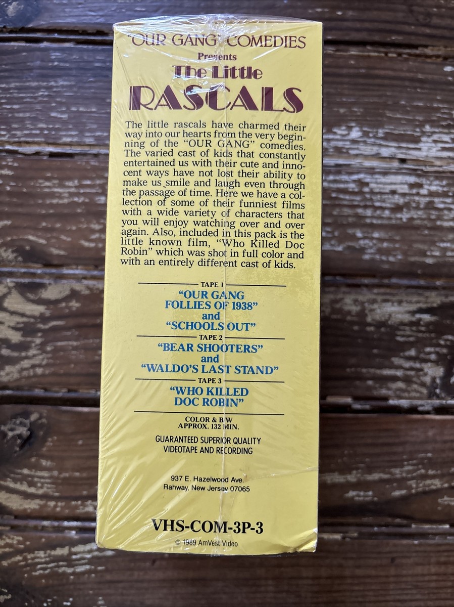 Our Gang The Little Rascals 089835111334 Trump Cameo? 3 VHS