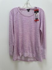 Champion Elite Long Sleeve Shirt Women's Size M . Purple/white