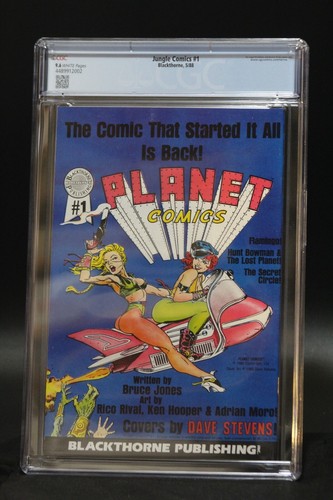 Jungle Comics (1988) #1 Dave Stevens Sheena Cover CGC 9.6 White Pgs Blackthorne - Picture 2 of 3