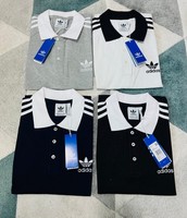 ADIDAS SHORT SLEEVE 3 STRIPES MENS POLO SHIRT