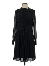 Simply Vera Vera Wang Women Black Casual Dress S