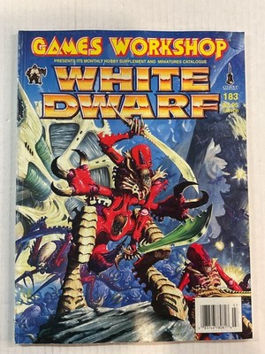 White Dwarf Magazine Issue 183 Warhammer 40K Games Workshop Blue GW Wargame