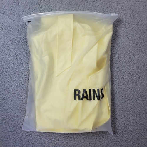 RAINS Curve Damen Jacke Größe XS wasserdicht Regenmantel mit Kapuze Strohgelb - Bild 10 von 14
