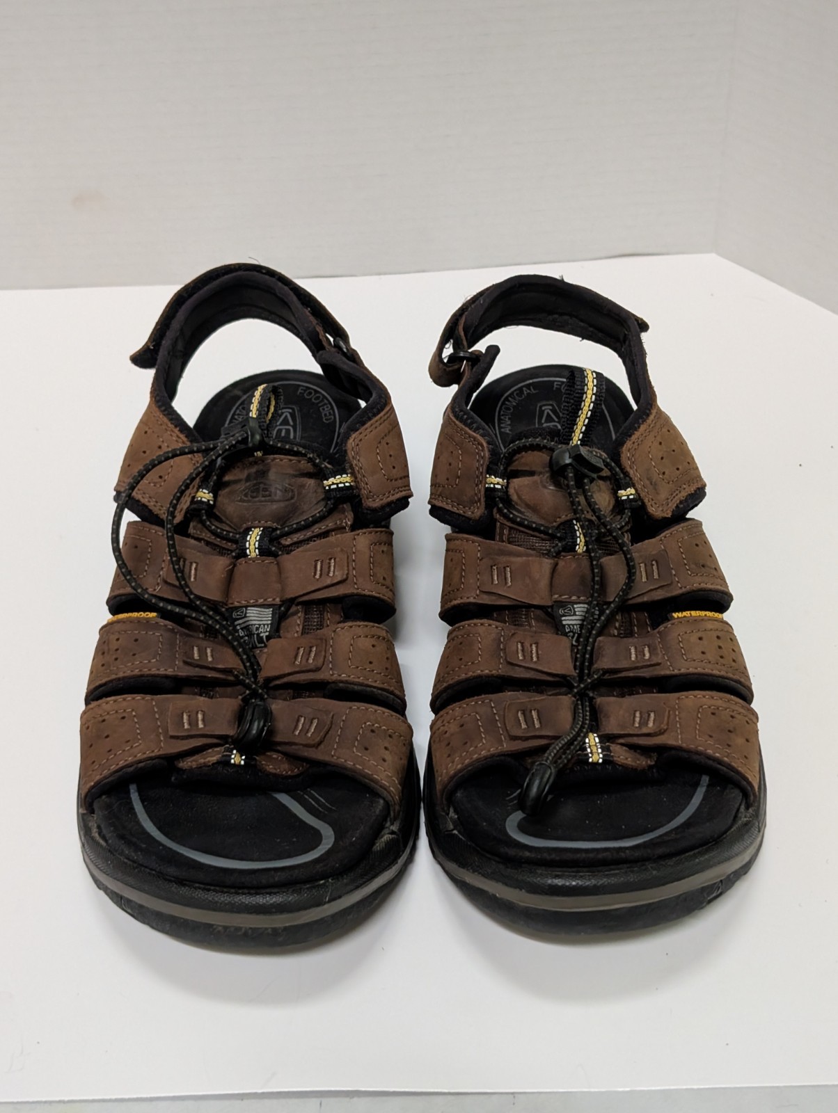 Sandali sportivi Keen uomo Rialto scarpe escursionismo acqua marrone taglia 12 impermeabili