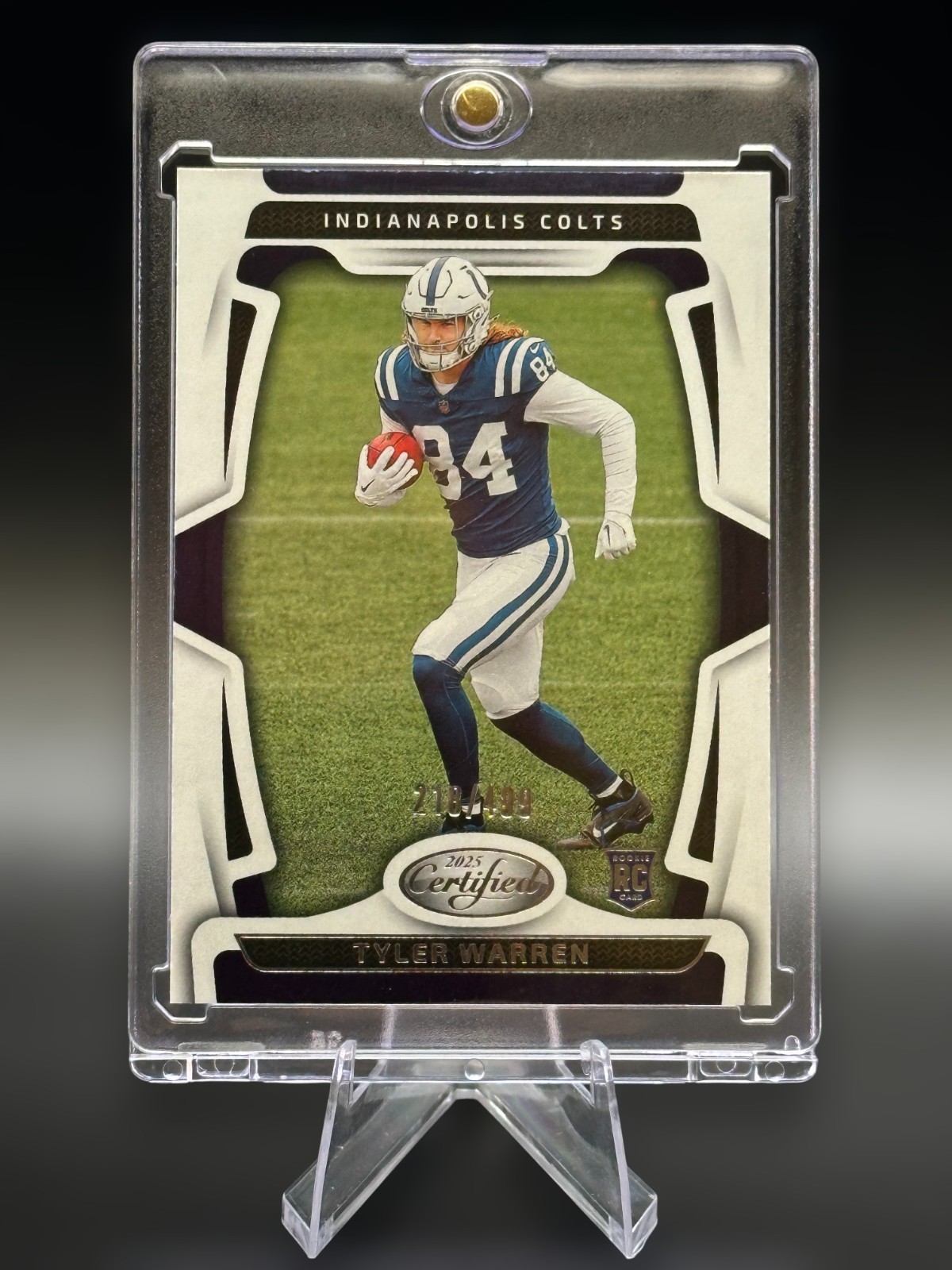 2025 Panini Certified Tyler Warren RC #113 /499 Indianapolis Colts
