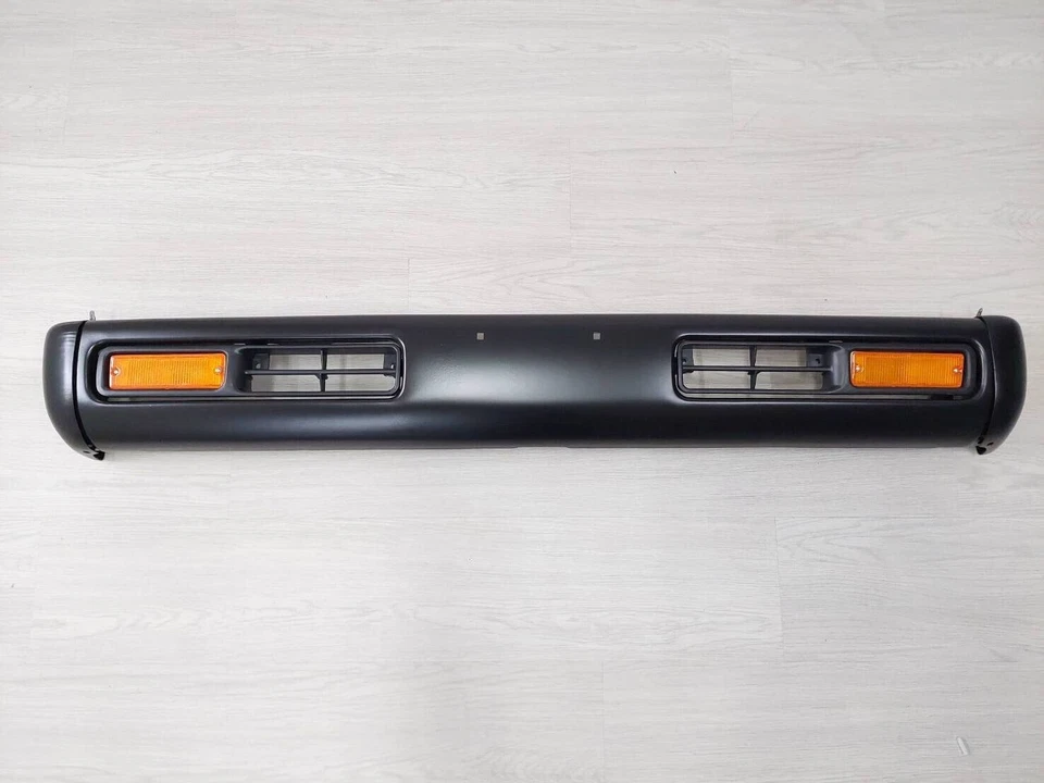 Conjunto de lâmpadas de grade de para-choque dianteiro preto para Nissan 1993-95 corpo rígido pronto para caber - Imagem 2 de 4