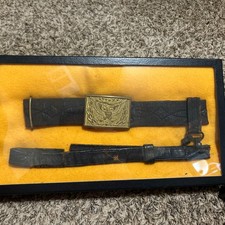 Antique 1872 US Cavalry Officer Belt and Buckle Post-Civil War Era Indian Wars