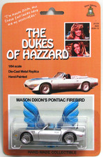 164 Dukes Of Hazzard Mason Dixon Pontiac Firebird Convertible Custom Hot Wheels