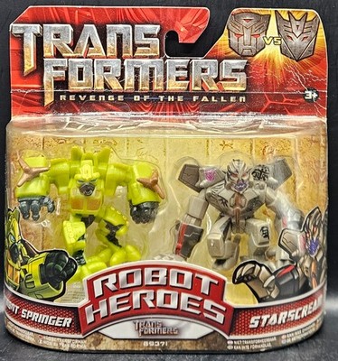 Transformers Robot Heroes Revenge of the Fallen Autobot Springer vs. Starscream