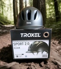 Troxel Sport 2.0 Low Profile Riding Equestrian Helmet, Black