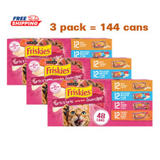 3 Pack, Friskies  Surfin'  Turfin' Prime Filets Adult Cat Wet Food-5.5 Oz, 48Ct