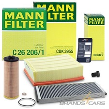 1x MANN-FILTER INSPEKTIONSPAKET FILTERSATZ A FÜR VW PASSAT 3B 3BG 2.5 TDI 98-00