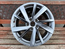 1x Alufelge 16 Zoll 7.0" 5x112 43ET Glanz Graphit 3J0073676 VW Passat Rim Wheel
