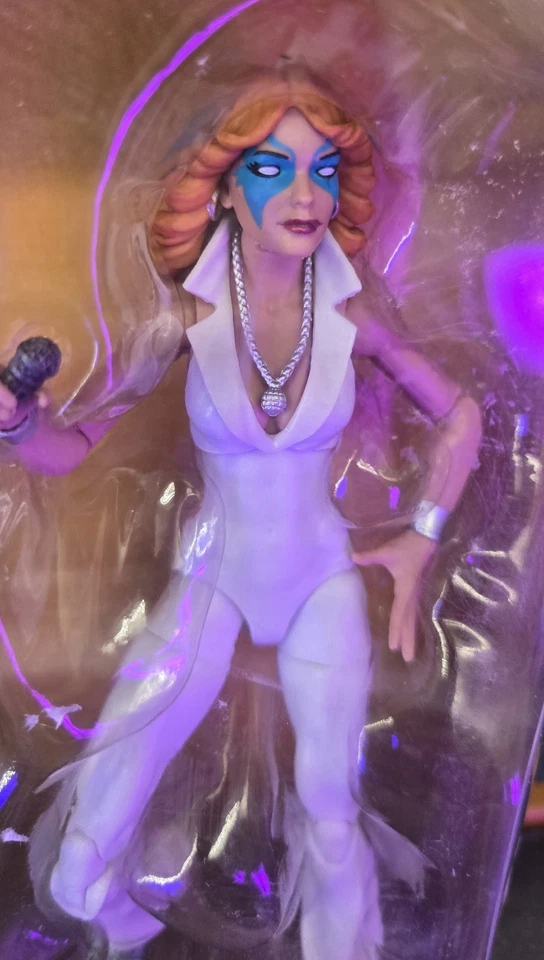 Figura de acción Warlock BAF Wave Marvel Legends X-Men Disco Dazzler 6" NUEVA EN CAJA Foto 2 de 3