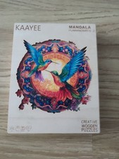 KAAYEE Holzpuzzle Mandala Vögel 200 Teile Gr...