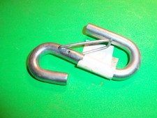 NEW 81810 17/32" Certified Trailer Safety Chain S Hook with Latch 7,600 lbs CV2