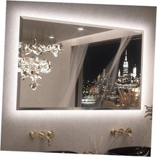 Backlit Mirror Bathroom 48 x 30 Inch, LED Vanity Mirror with 30"L x 48"W