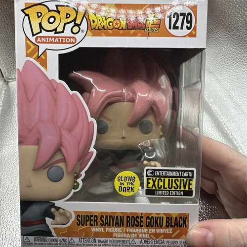 Dragonball Super. Super Saiyan Rose Goku Black Funko 1279. Glow In Dark. EE